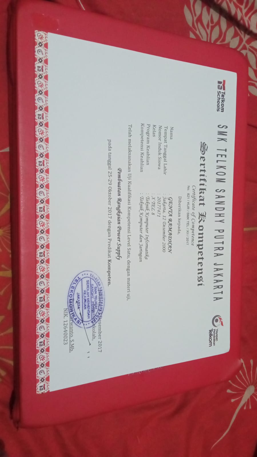 Sertifikat Dicoding Web Dasar